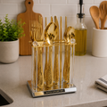 24Pcs Cutlery Set | Gold
