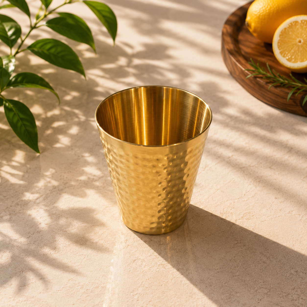 Water Glass Gold – 260ml