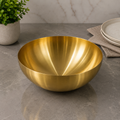 Premium Salad Bowl – 24cm Gold Finish