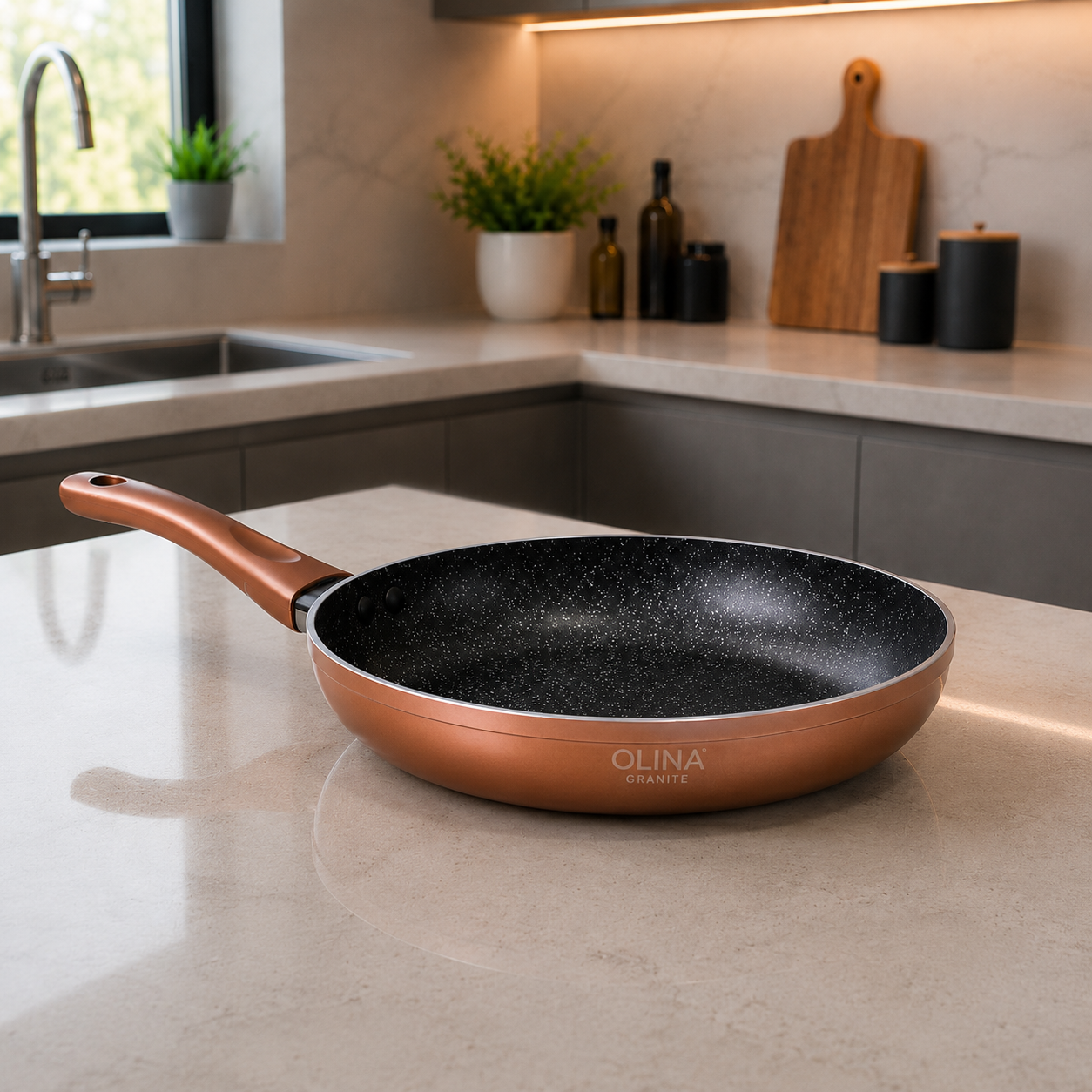 OLINA Granite Frypan – 28cm