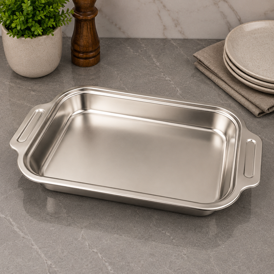 Premium Dish Without Lid – 35 × 20 × 6cm