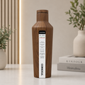 Corkcicle Walnut Grain Stainless Steel Water Bottle – 16oz