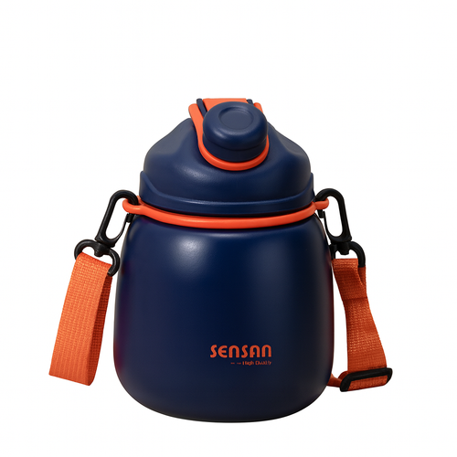 800ml Outdoor Vacuum Flask Sport Water Bottle - Blue