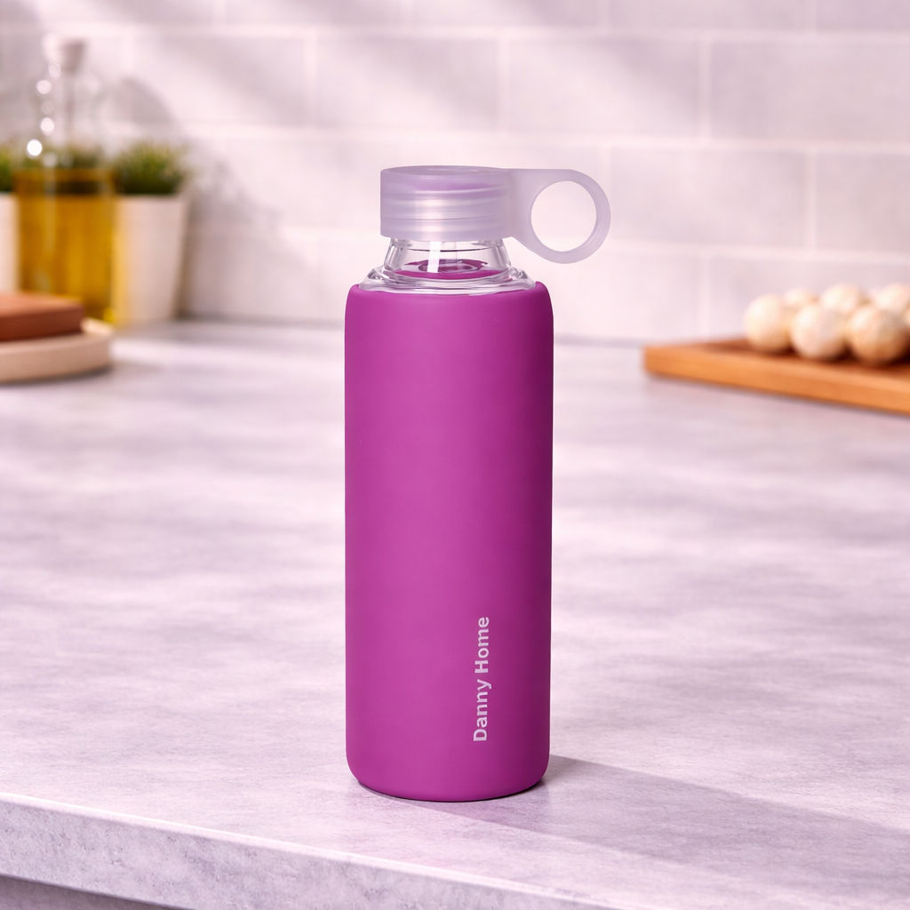 Danny Home Borosilicate Bottle With Handle 420ml