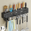 STAINLESS STEEL WALL MOUNT KNIFE HOLDER, METAL MULTI-PURPOSE