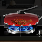 High-Quality 316/304 SS Frying Pan – Honeycomb Design, Non-Stick, All Cooktop Compatible
