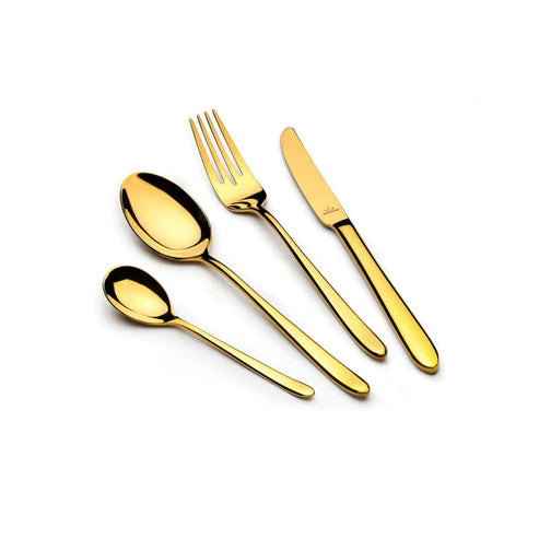 ARSHIA GOLD STAINLESS STEEL CUTLERY SETS 26PCS TM1401G