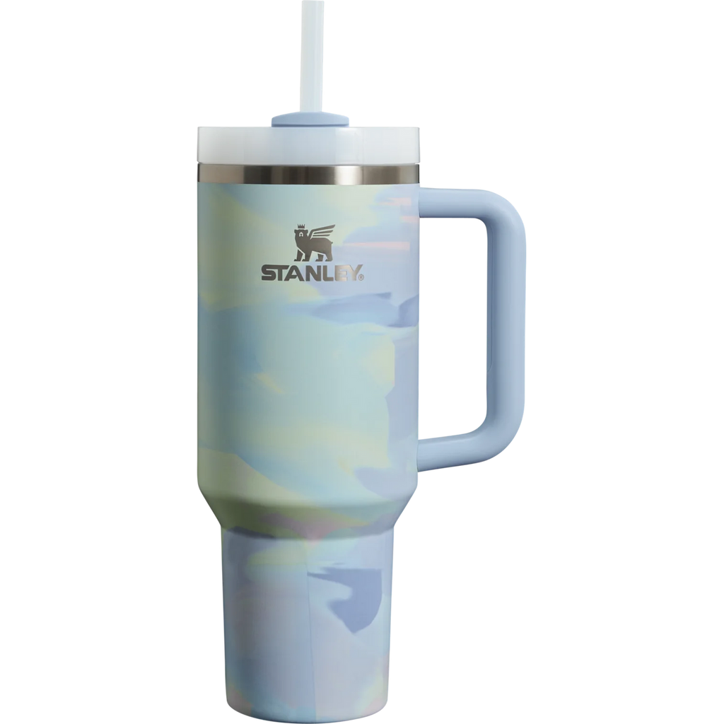 THE CLEAN SLATE QUENCHER H2.0 FLOWSTATE™ TUMBLER | 40 OZ COOL SERENE BRUSHSTROKE