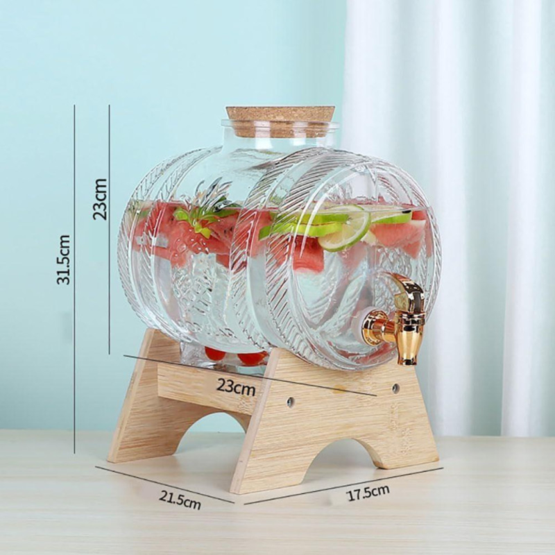 Glass Barrel Water Dispenser – Elegant & Practical