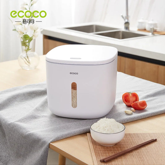 Ecoco Automatic Opening Rice Bucket - 10kg