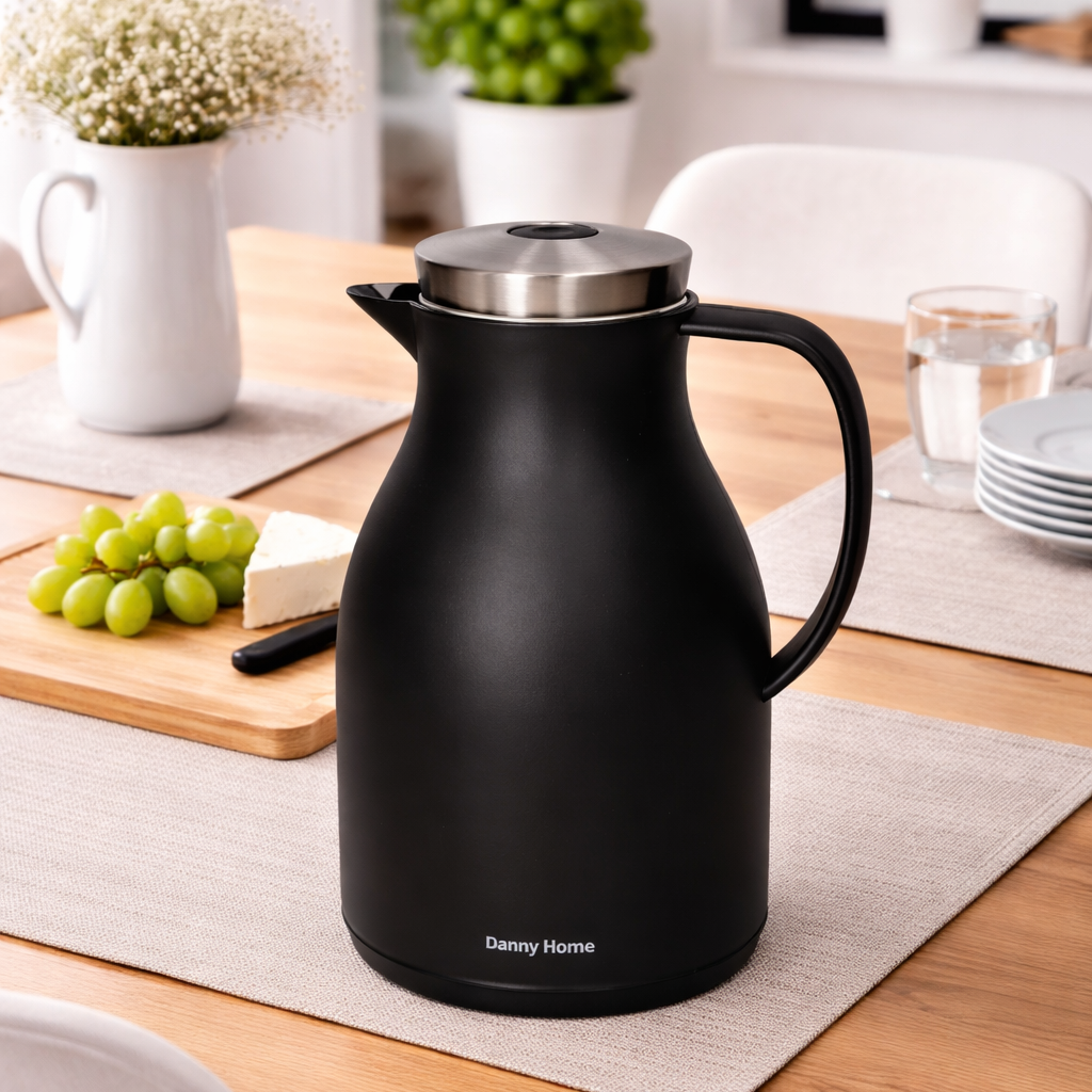 Danny Home Double Wall Glass Vacuum Jug 1.0L