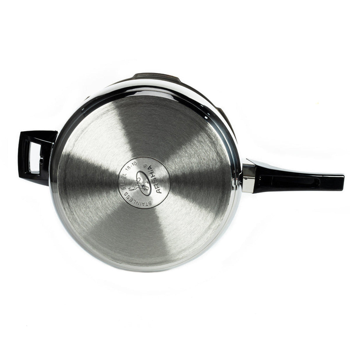 ARSHIA PREMIUM STAINLESS STEEL PRESSURE COOKER 24CM WITH ALUMINIUM BASE
