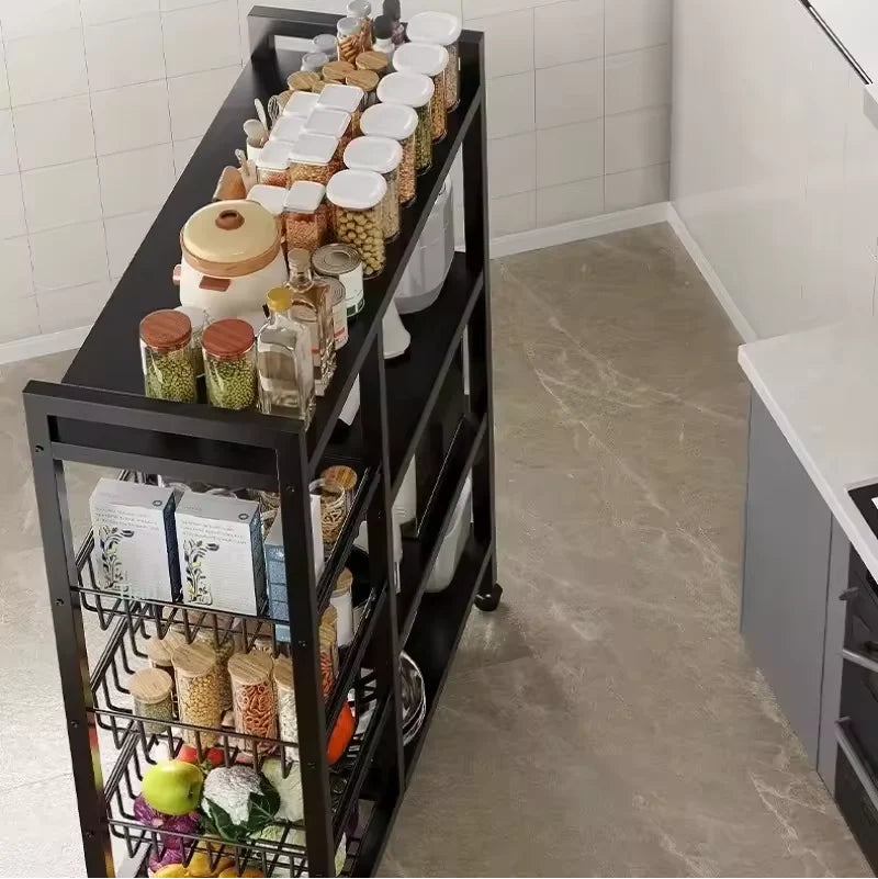 Movable Kitchen & Home Storage Shelf