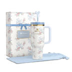 The Stanley X LoveShackFancy Holiday Quencher | 40 OZ - Rosa Beaux Blue