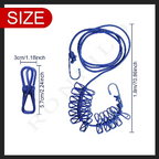 Portable Clothesline With 12 Clip