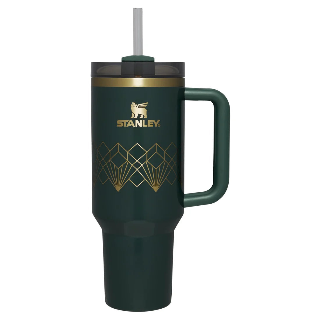 DECO COLLECTION QUENCHER H2.0 FLOWSTATE™ TUMBLER | 40 OZ - FOREST GLOSS DECO