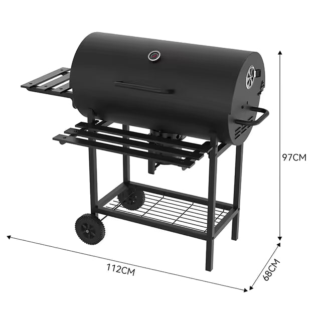 Outdoor Party Automatic Roaster Rotisserie Kit Barrel Bbq Grill