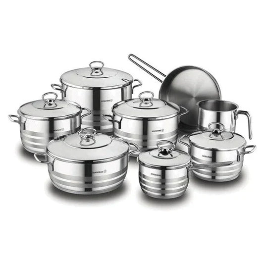 Korkmaz Astra Grande 14 Pcs. Cookware Set