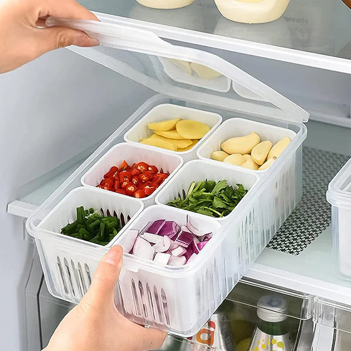 Refrigerator Food Fresh Box 6-In-1