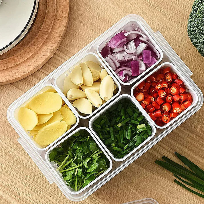 Refrigerator Food Fresh Box 6-In-1