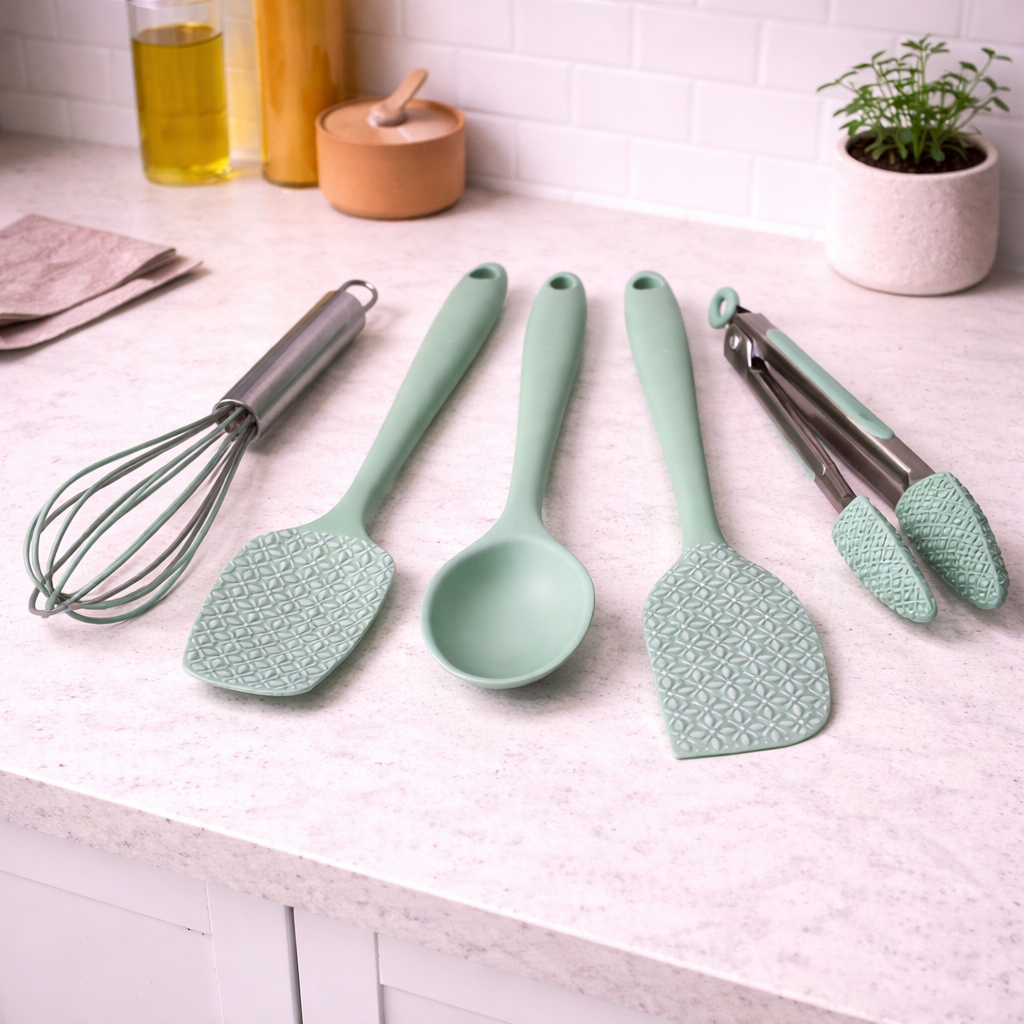 Danny Home Silicone Mini Utensil Set 5pcs