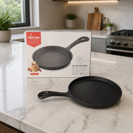 Danny Home Cast Iron Skillet Fry Pan 31.1cm