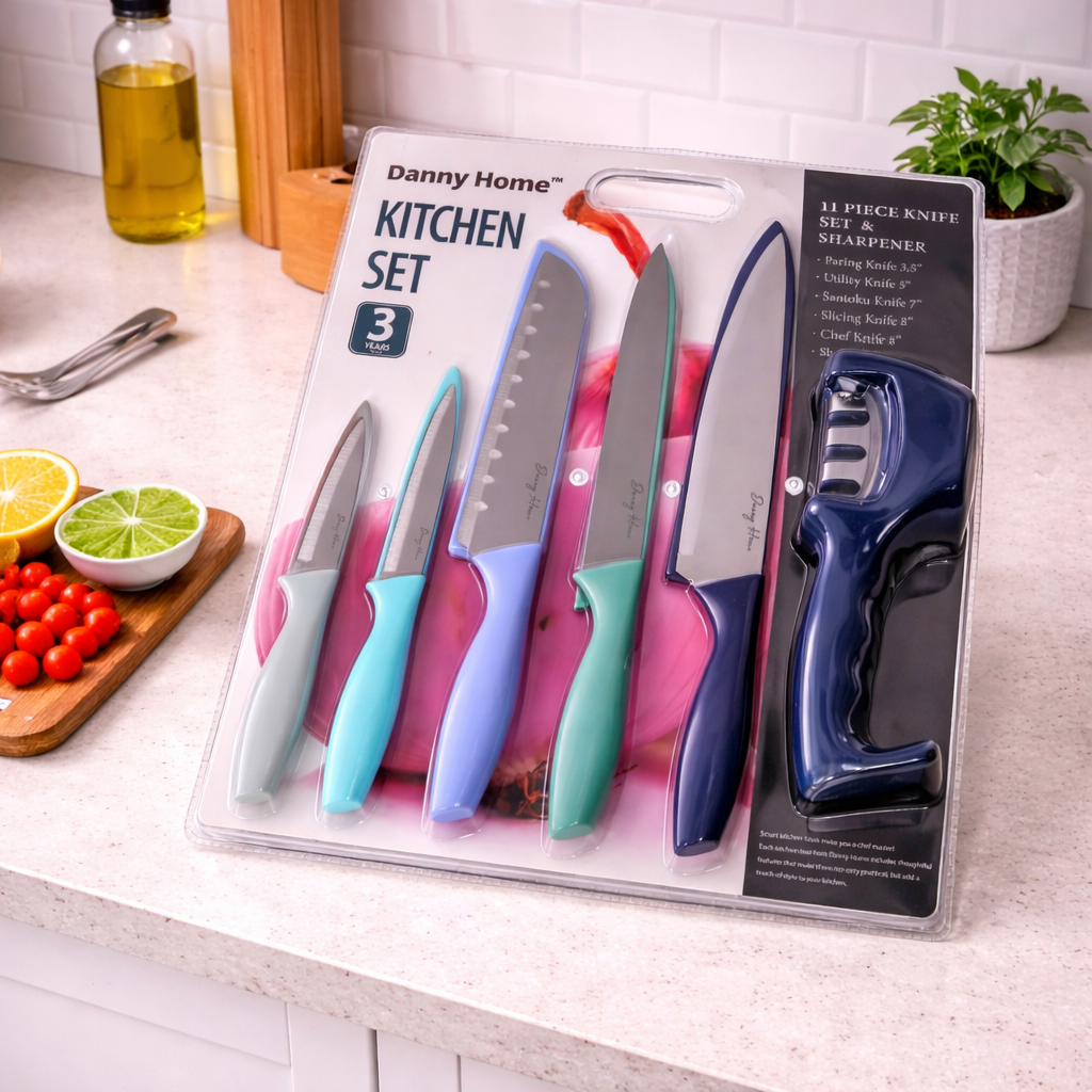 Danny Home Multipurpose Kitchen Knife Set 6pcs