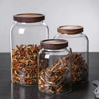 Glass Jar Burney Clear