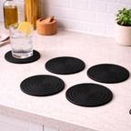 Danny Home Silicone Coaster Set 4pcs 10cm