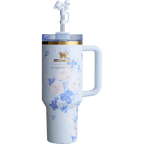 The Stanley x LoveShackFancy Quencher | 40 OZ | Everblooming Rosettes  | Printed Box