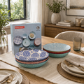 Danny Home Bohemian Design Pasta Bowls 6pcs 20.4cm
