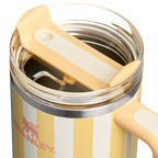 The Quencher H2.0 Flowstate™ Tumbler | 40 OZ - Butter Cabana Gloss