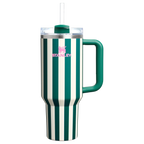 The Quencher H2.0 Flowstate™ Tumbler | 40 OZ - Emerald Cabana Gloss