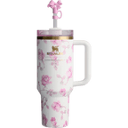 The Stanley x LoveShackFancy Quencher | 40 OZ | Ribbon Rosa | Printed Box