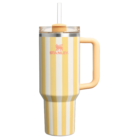 The Quencher H2.0 Flowstate™ Tumbler | 40 OZ - Butter Cabana Gloss