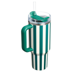 The Quencher H2.0 Flowstate™ Tumbler | 40 OZ - Emerald Cabana Gloss