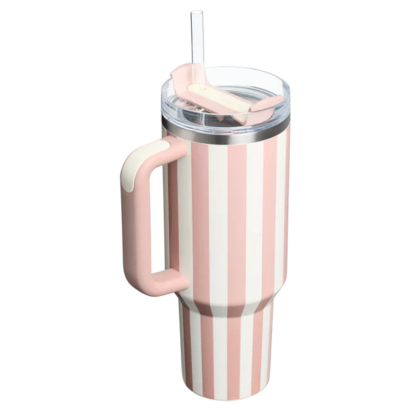 The Quencher H2.0 Flowstate™ Tumbler | 40 OZ - Peach Whip Cabana Gloss