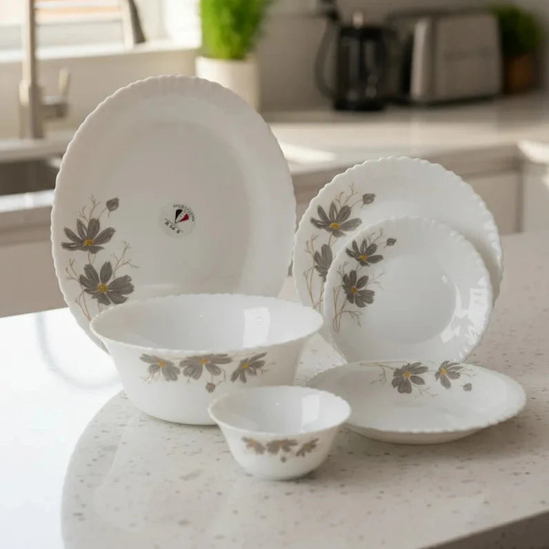Opalware Premium Floral Dinner Set – 26 Pieces