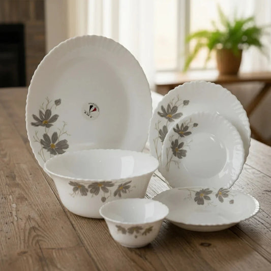 Opalware Premium Floral Dinner Set – 26 Pieces