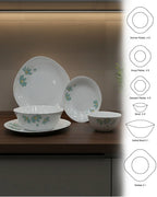Floral Delight Opal Dinner Set