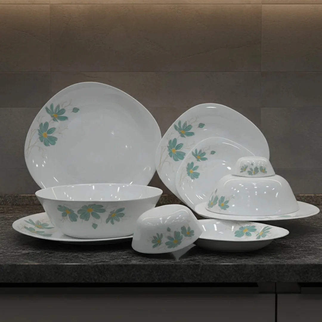 Floral Delight Opal Dinner Set