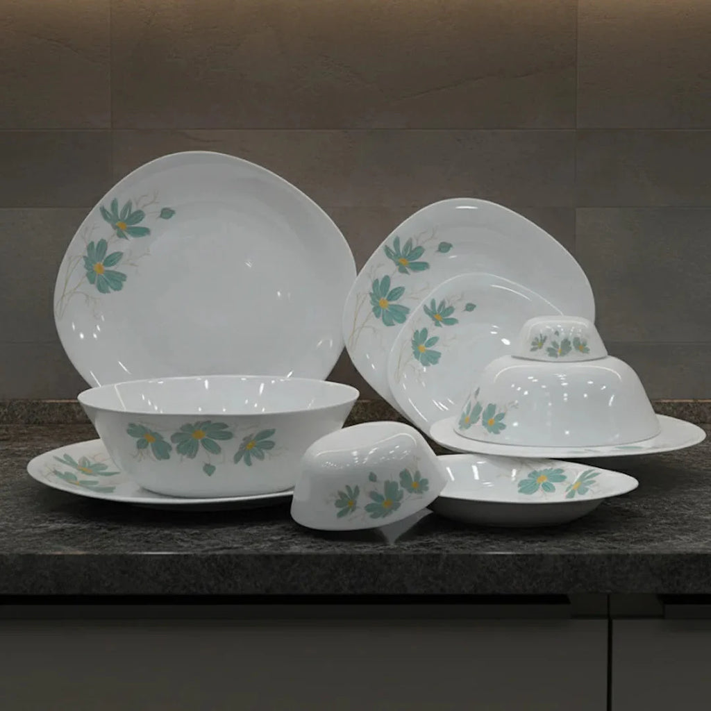 Floral Delight Opal Dinner Set