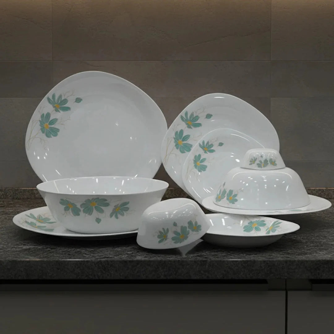 Floral Delight Opal Dinner Set