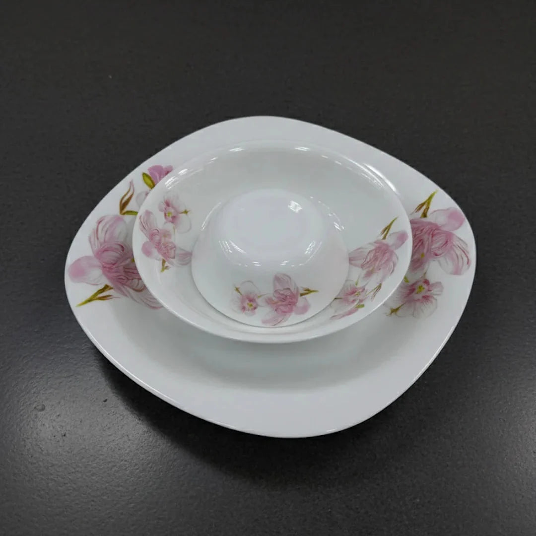 Orchid Blossom Opal Dinner Set