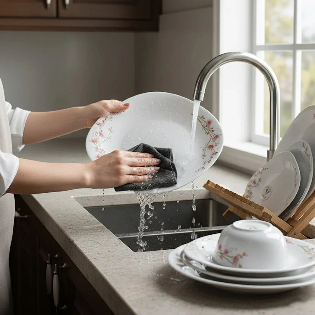 Elegant Cherry Blossom Dinnerware Set – 26 Pieces