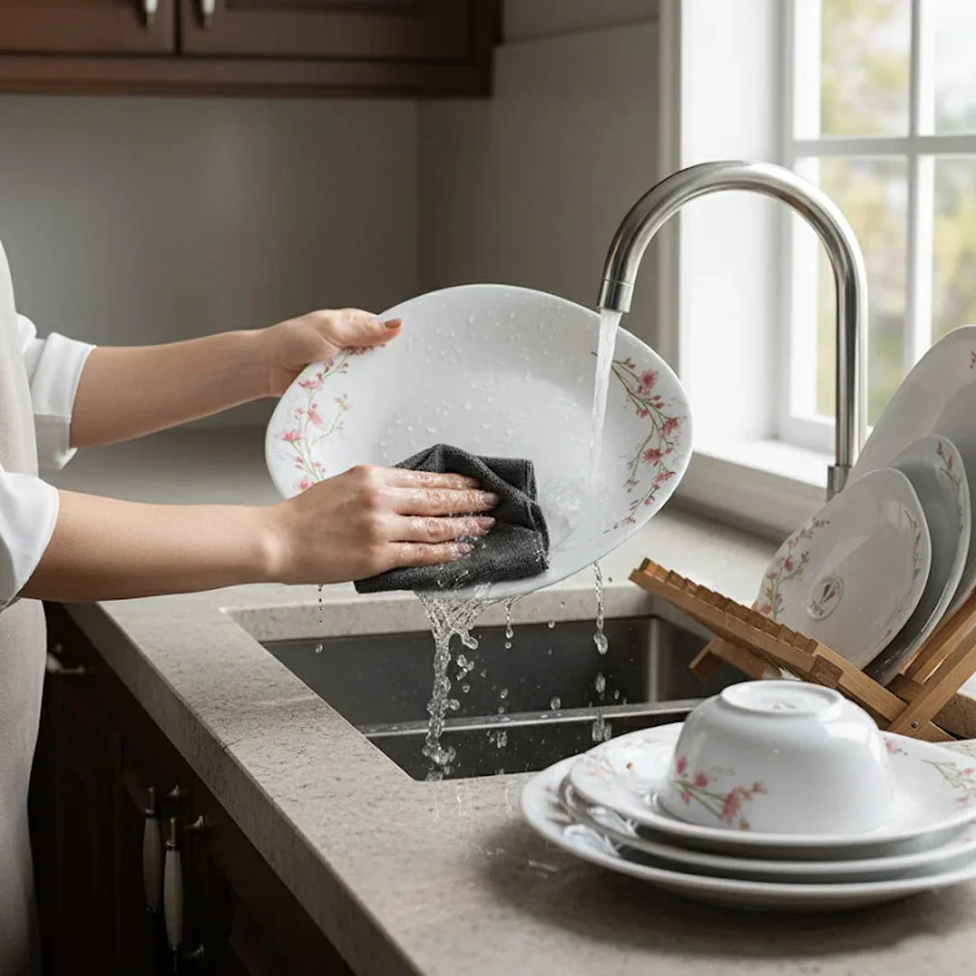 Elegant Cherry Blossom Dinnerware Set – 26 Pieces