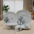 Minimalist Winter Tree Dinnerware Set – 26 Pieces