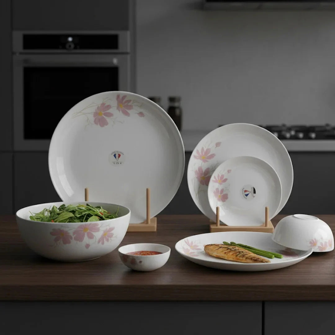 Blossom Harmony Dinnerware Set – 26 Pieces