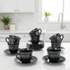 Elegant Black Dinnerware Set