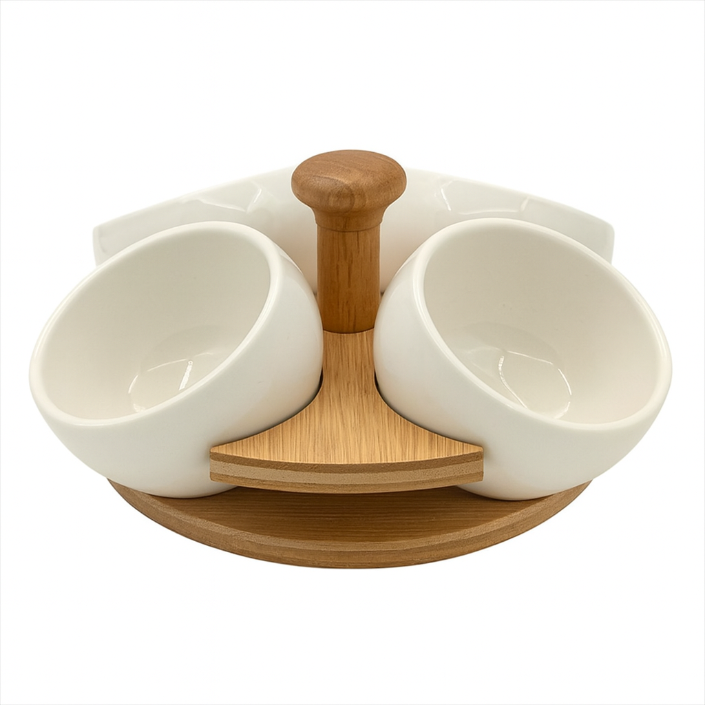 Ceramic Luxury Condiment Bowl Set - 4 Pieces